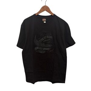 🏍️ Vintage Harley Davidson T-Shirt Made in USA size L